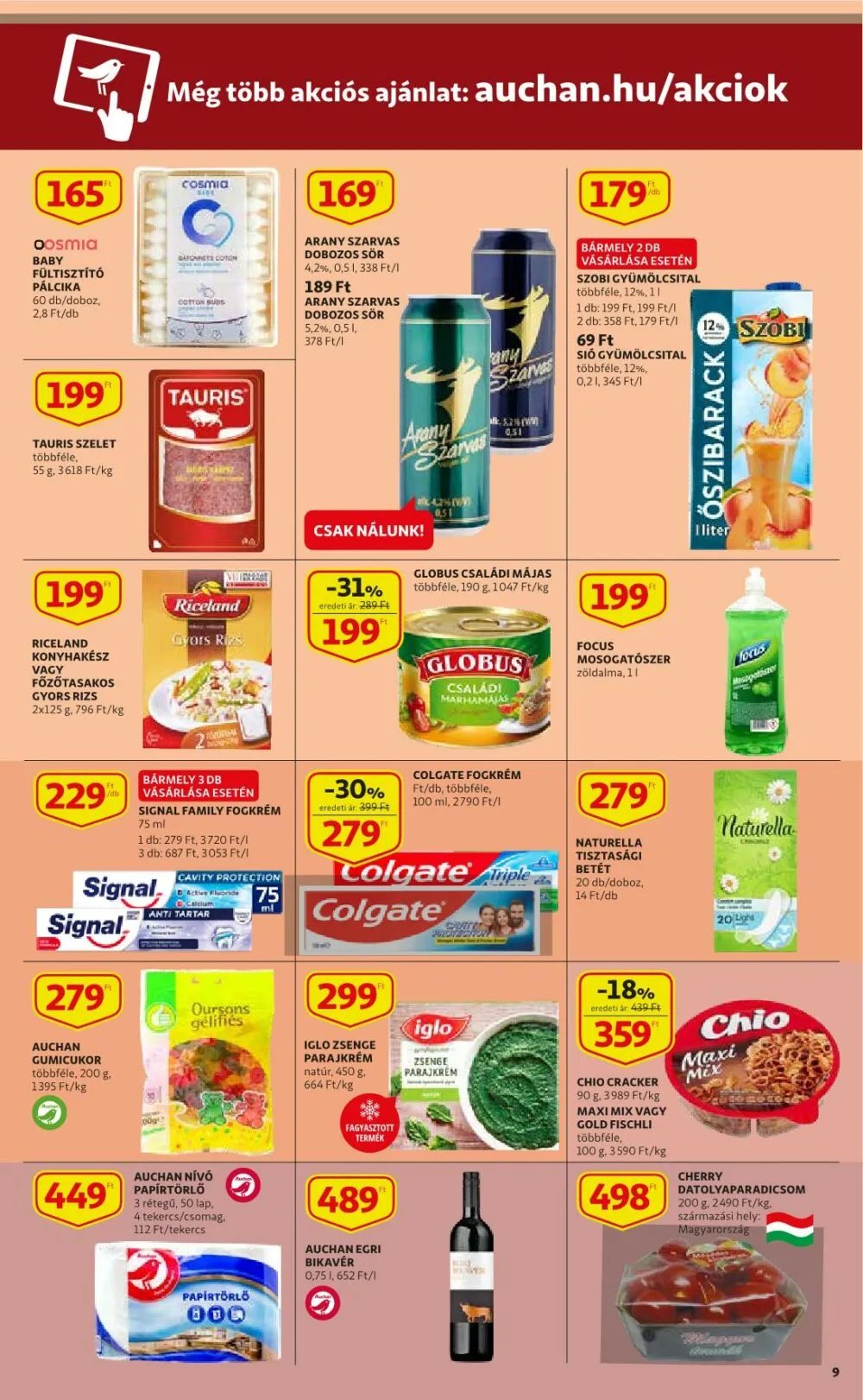 Auchan akciós újság 01.20–01.26 – 9. oldal