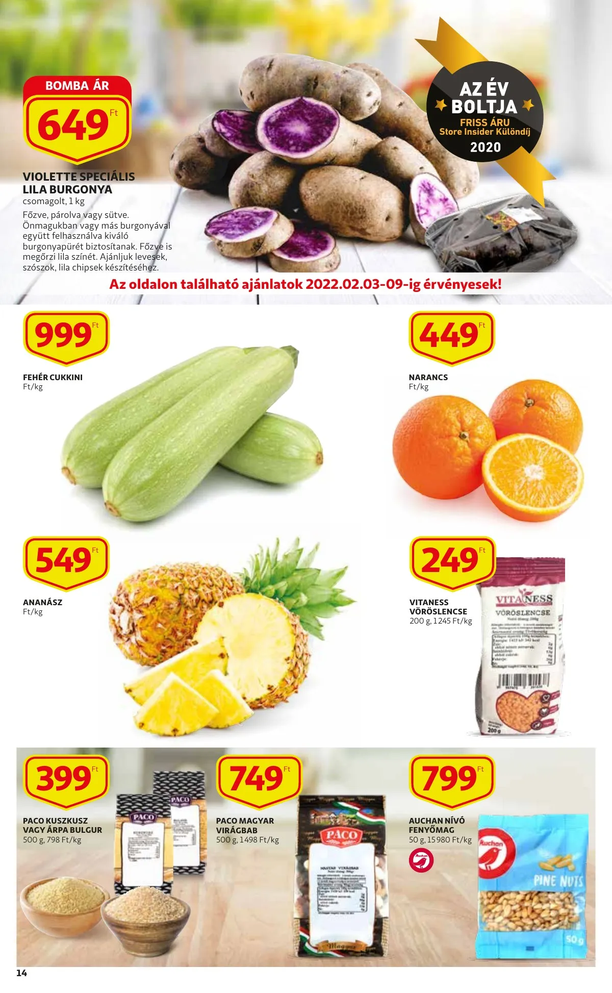 Auchan akciós újság 02.03–02.16 – 14. oldal