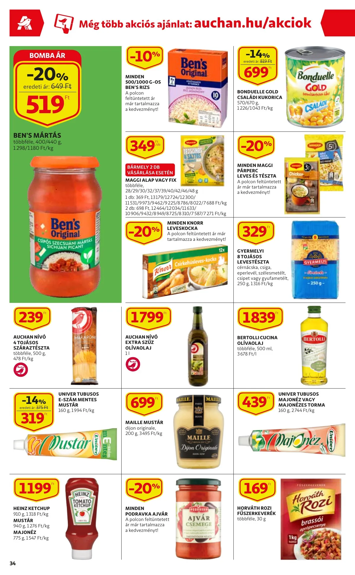 Auchan akciós újság 02.03–02.16 – 34. oldal