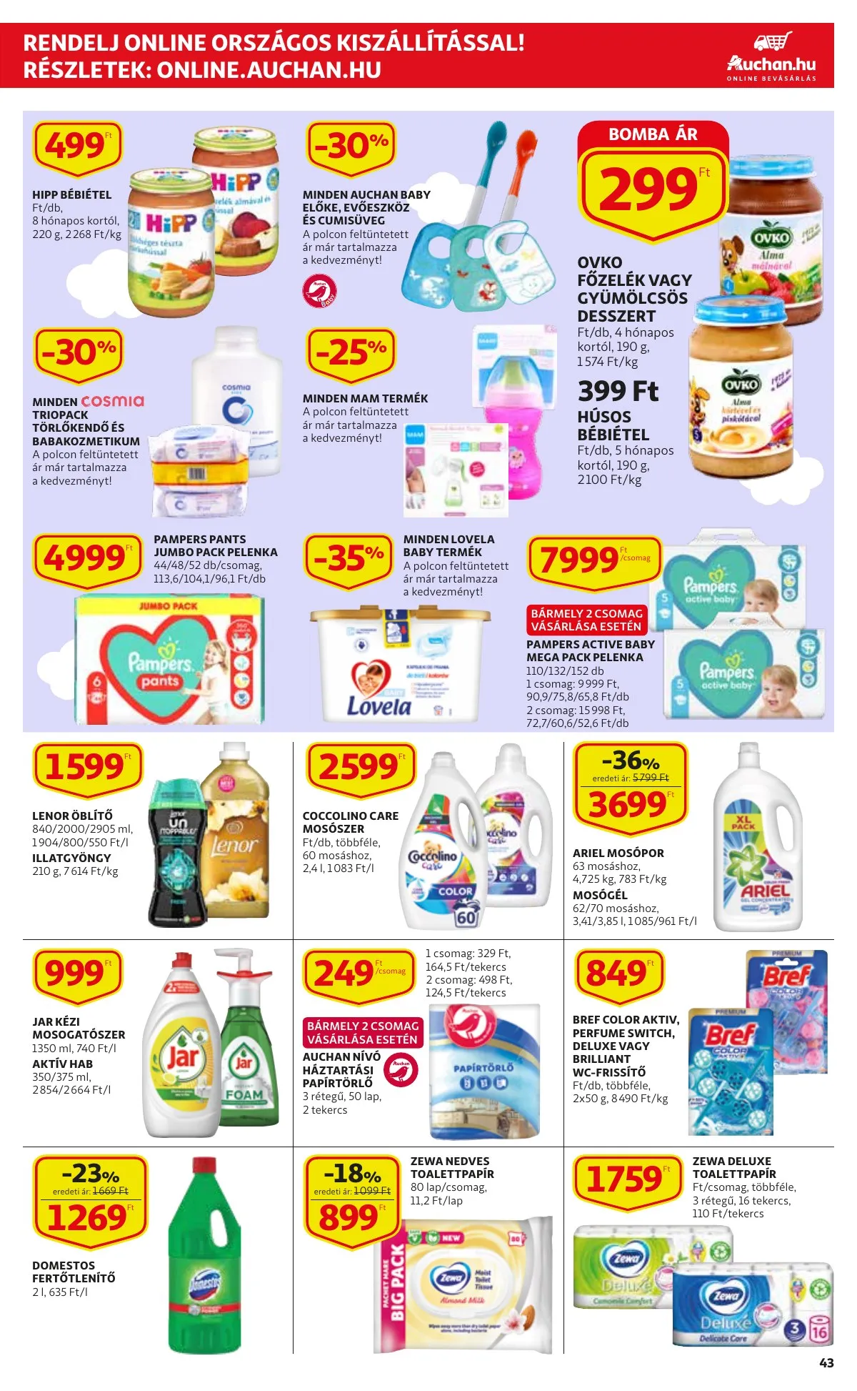 Auchan akciós újság 02.03–02.16 – 43. oldal