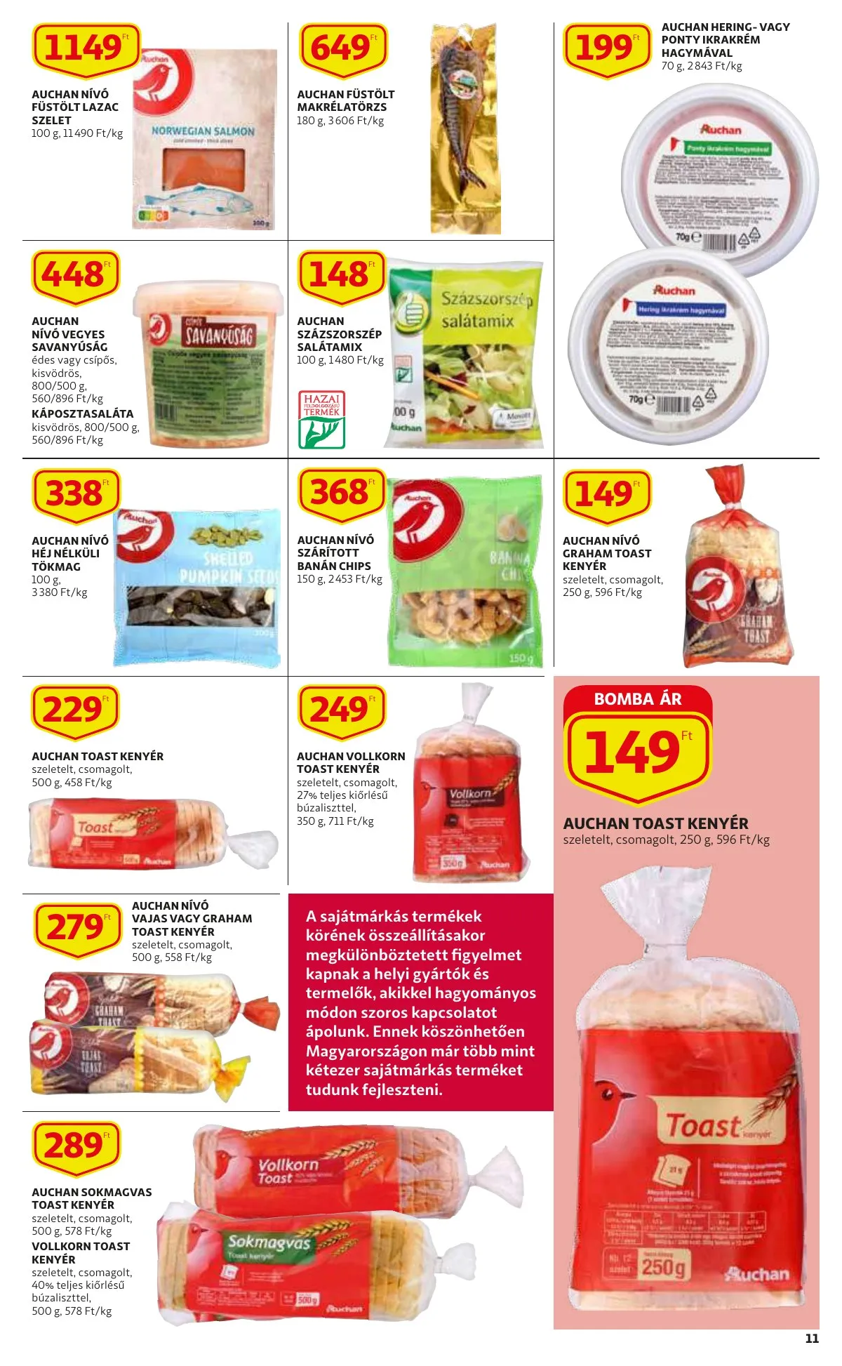 Auchan akciós újság 02.17–03.02 – 11. oldal