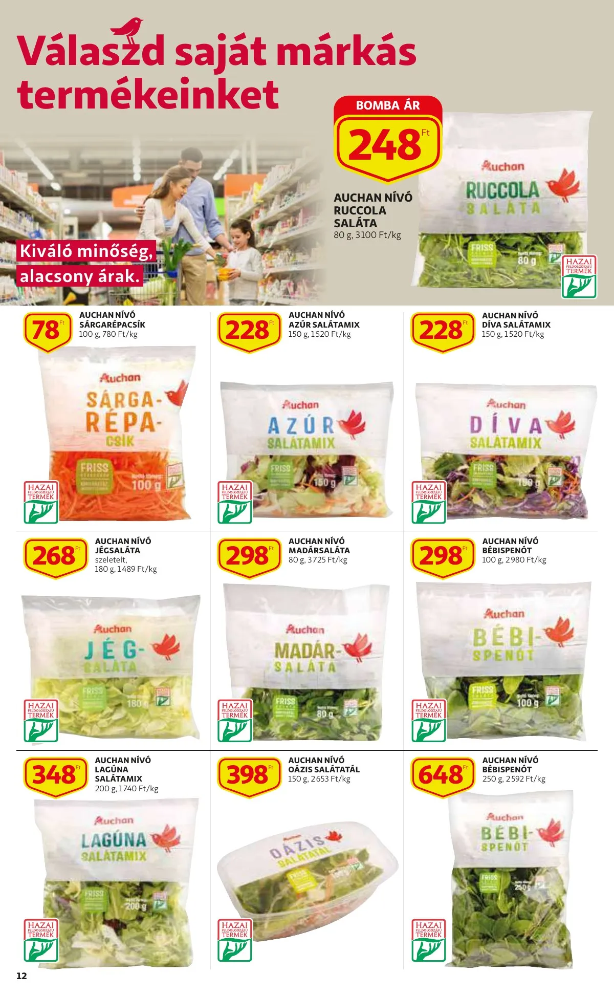 Auchan akciós újság 02.17–03.02 – 12. oldal
