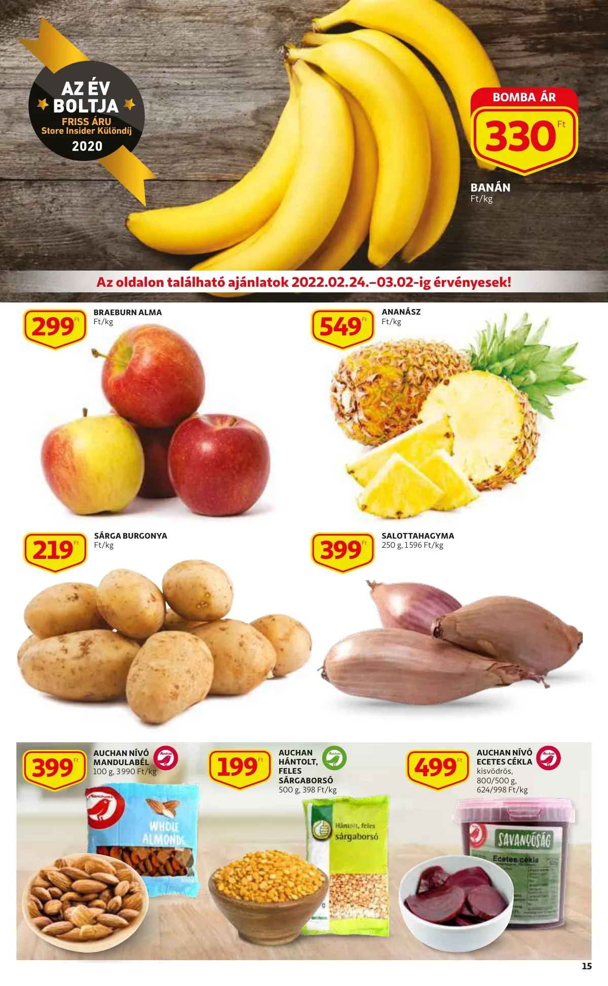 Auchan akciós újság 02.17–03.02 – 15. oldal
