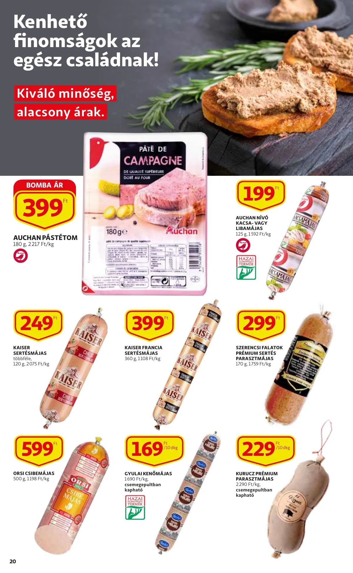 Auchan akciós újság 02.17–03.02 – 20. oldal