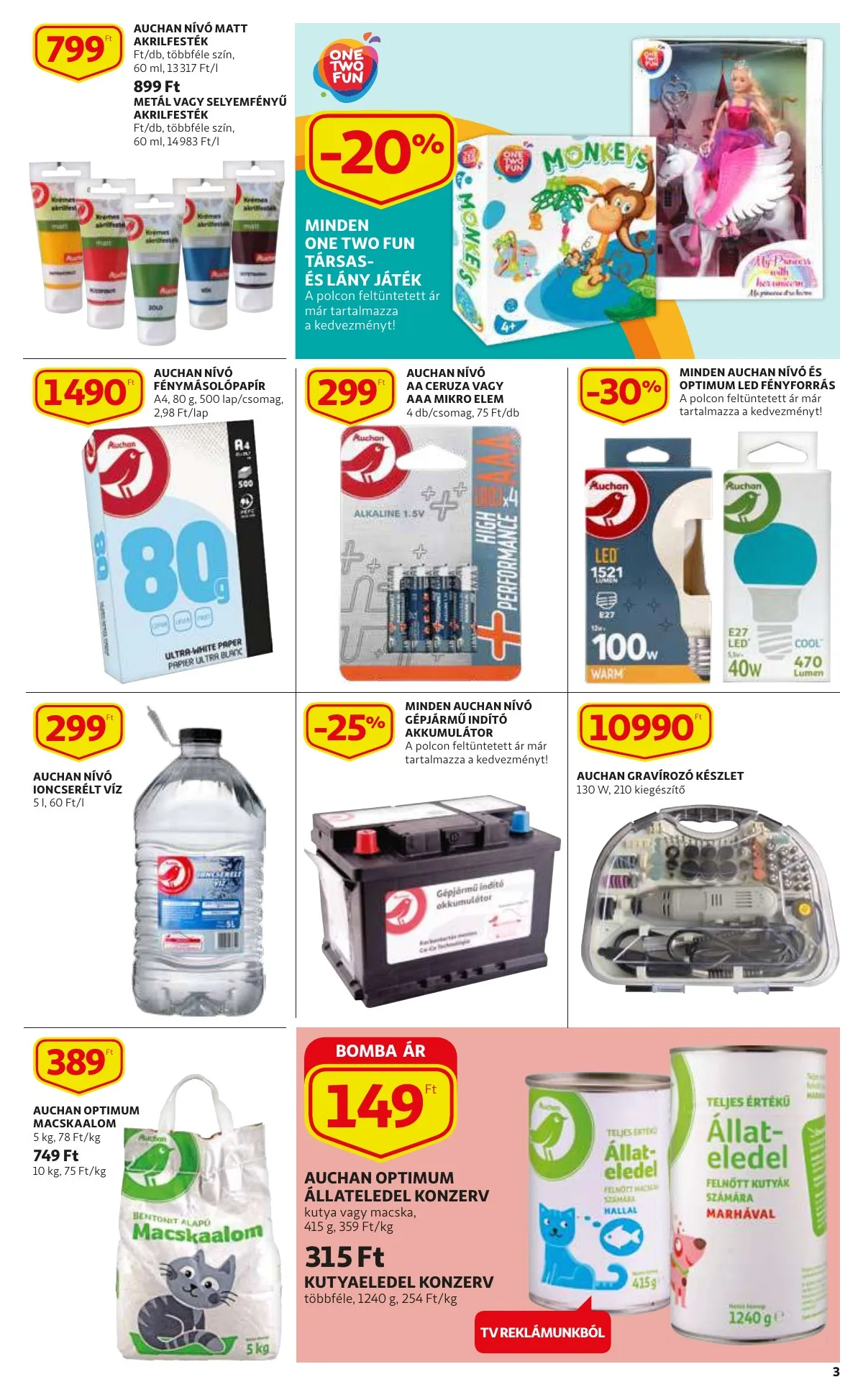 Auchan akciós újság 02.17–03.02 – 3. oldal