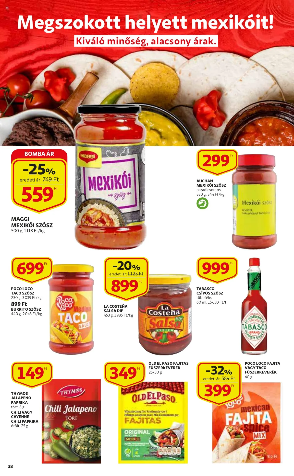 Auchan akciós újság 02.17–03.02 – 38. oldal