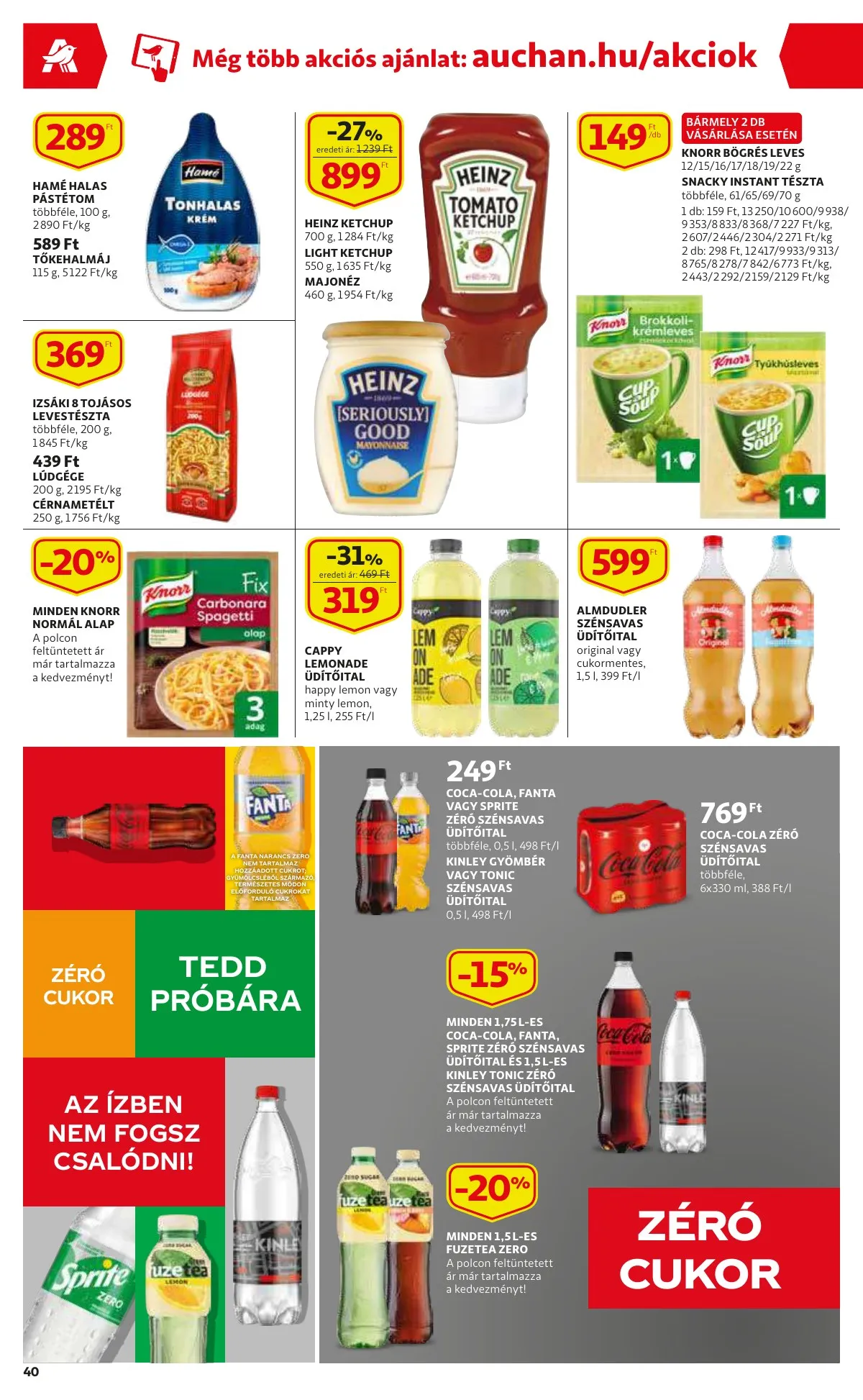 Auchan akciós újság 02.17–03.02 – 40. oldal
