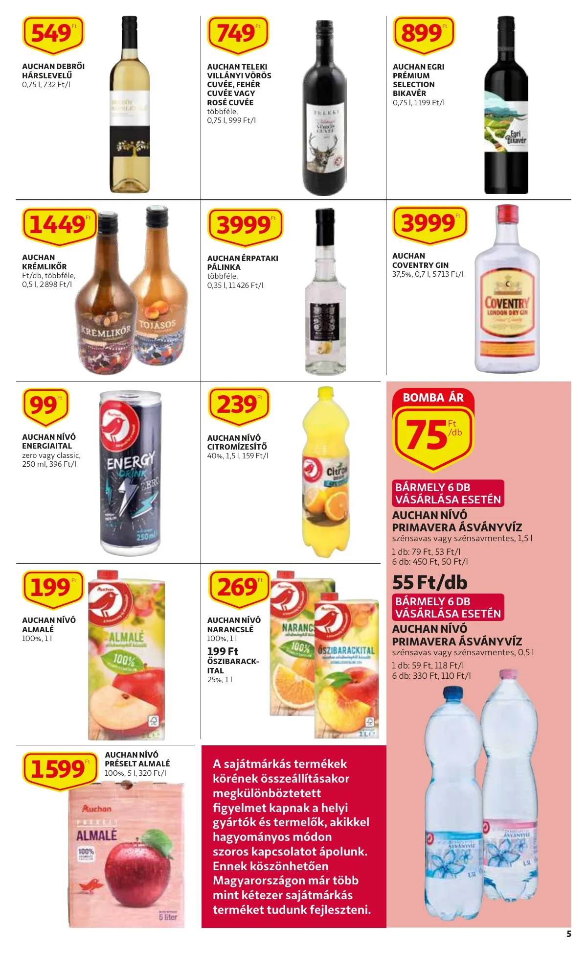 Auchan akciós újság 02.17–03.02 – 5. oldal