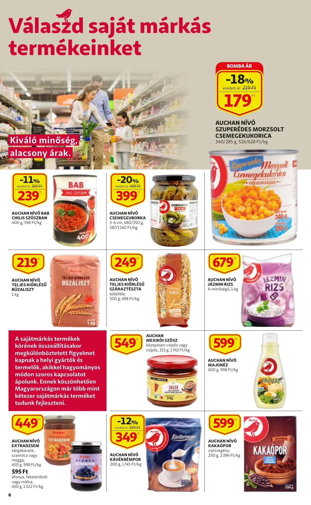 Auchan akciós újság 02.17–03.02 – 6. oldal