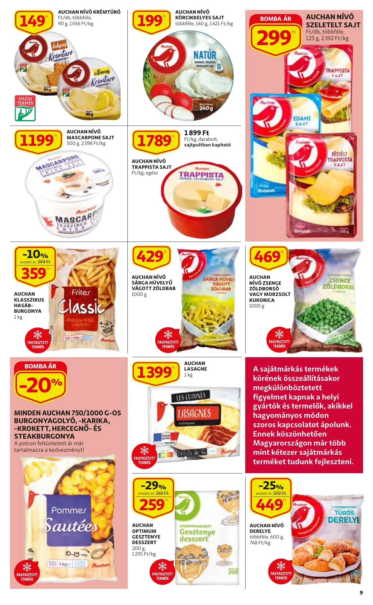 Auchan akciós újság 02.17–03.02 – 9. oldal