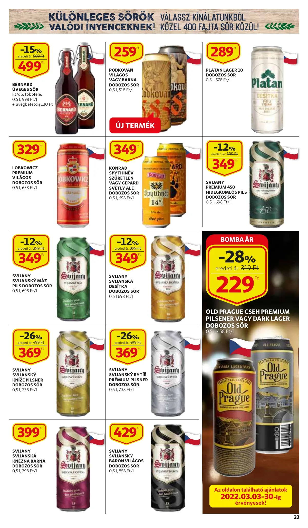 Auchan akciós újság 03.03–03.09 – 23. oldal