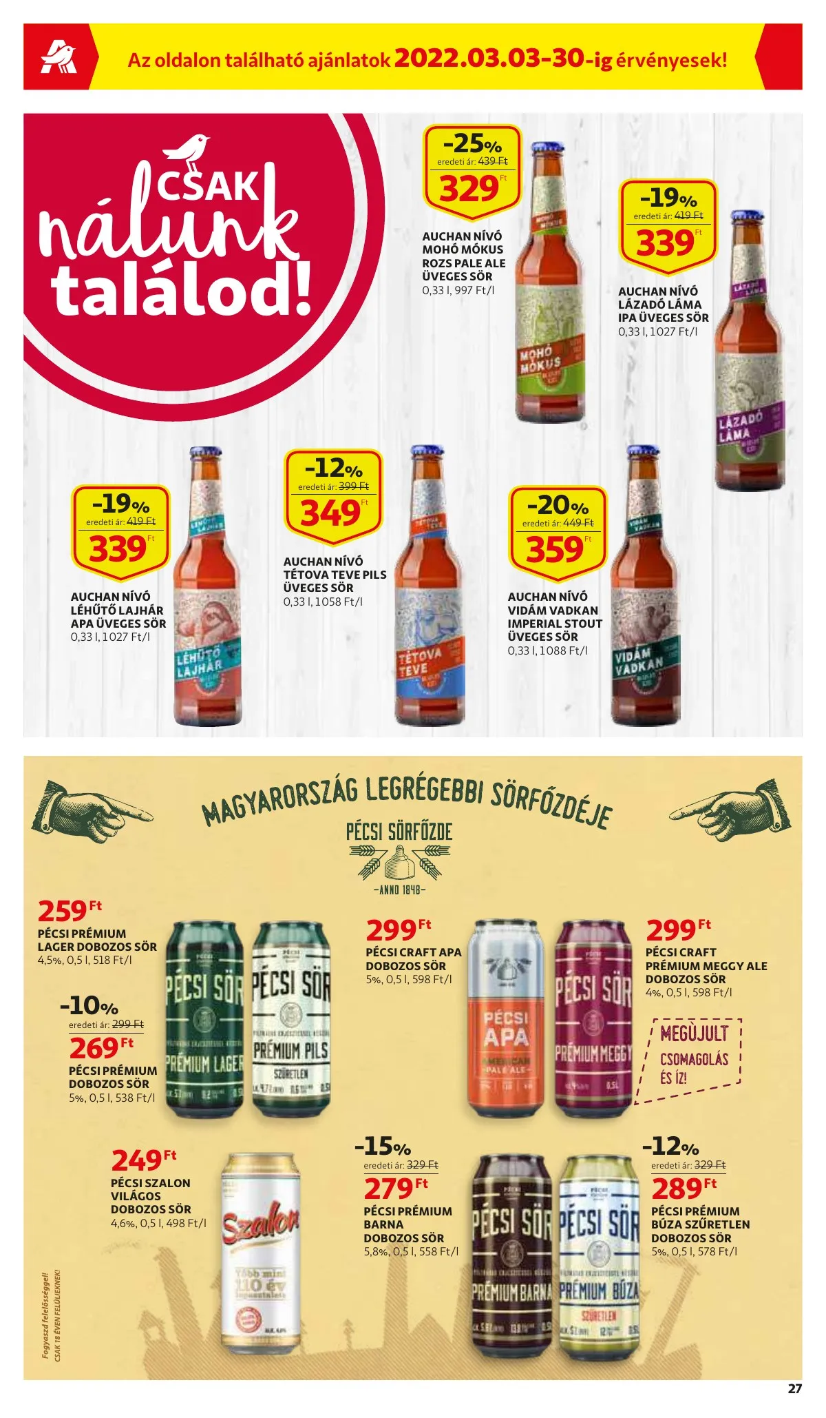Auchan akciós újság 03.03–03.09 – 27. oldal