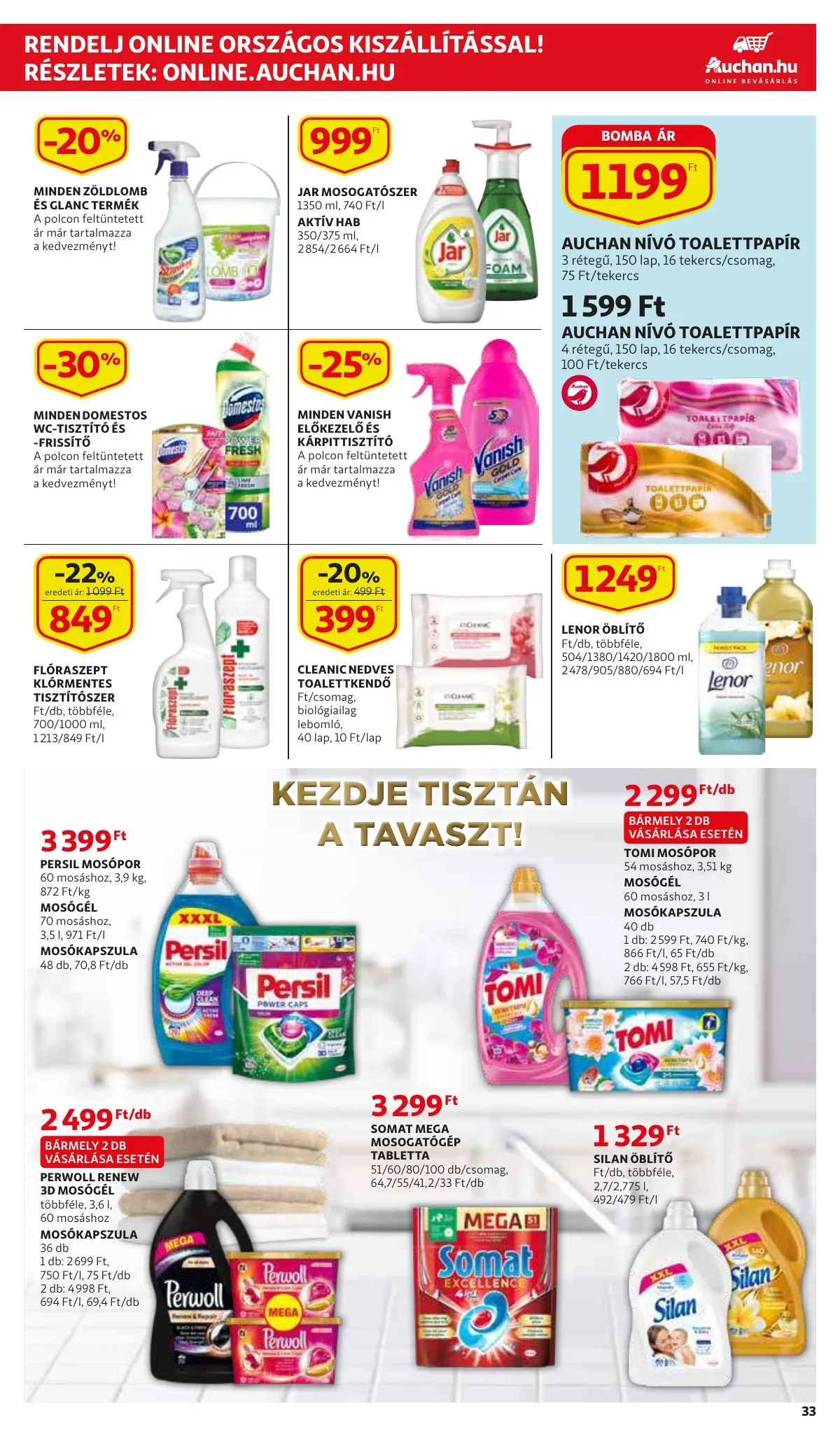 Auchan akciós újság 03.03–03.09 – 33. oldal
