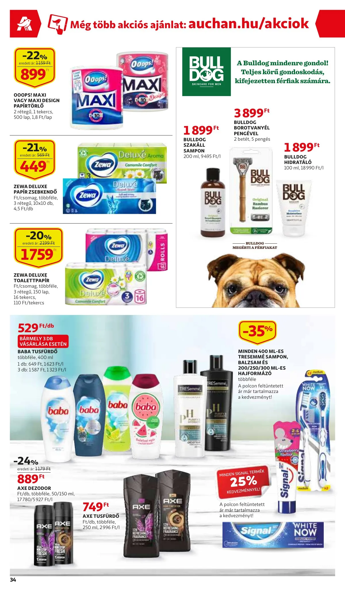 Auchan akciós újság 03.03–03.09 – 34. oldal