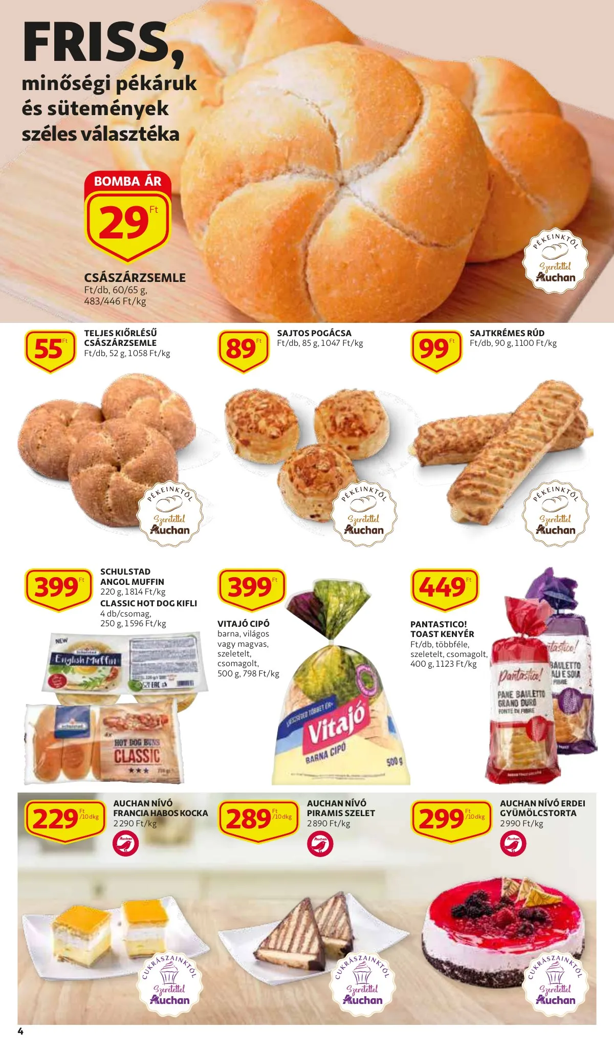 Auchan akciós újság 03.03–03.09 – 4. oldal