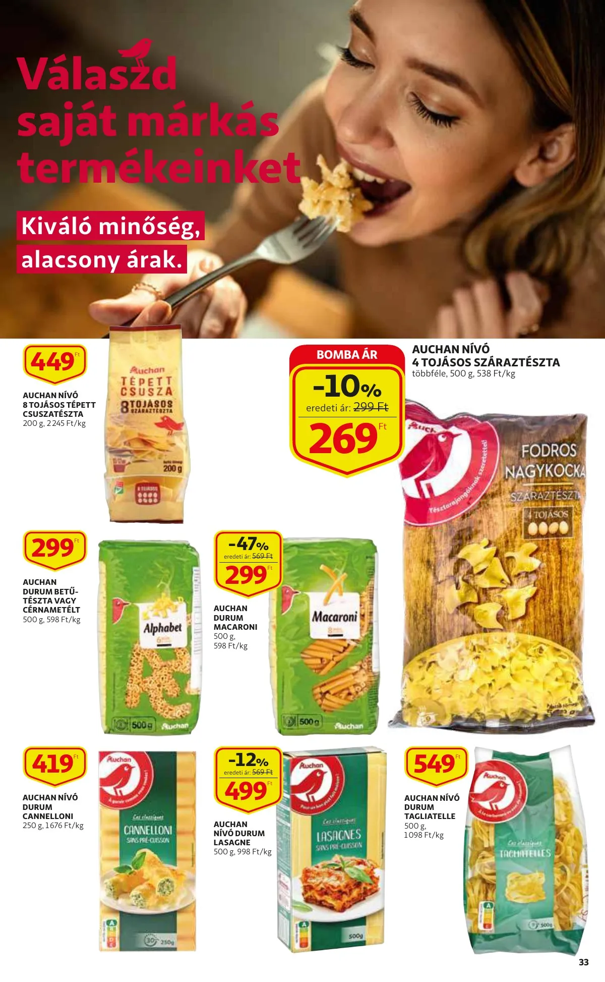 Auchan akciós újság 03.10–03.16 – 33. oldal