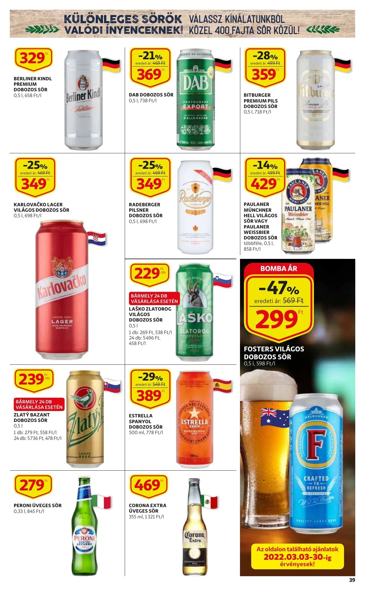 Auchan akciós újság 03.10–03.16 – 39. oldal