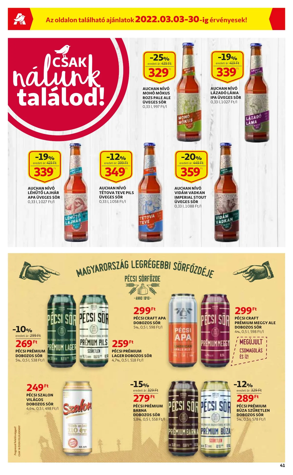 Auchan akciós újság 03.10–03.16 – 41. oldal