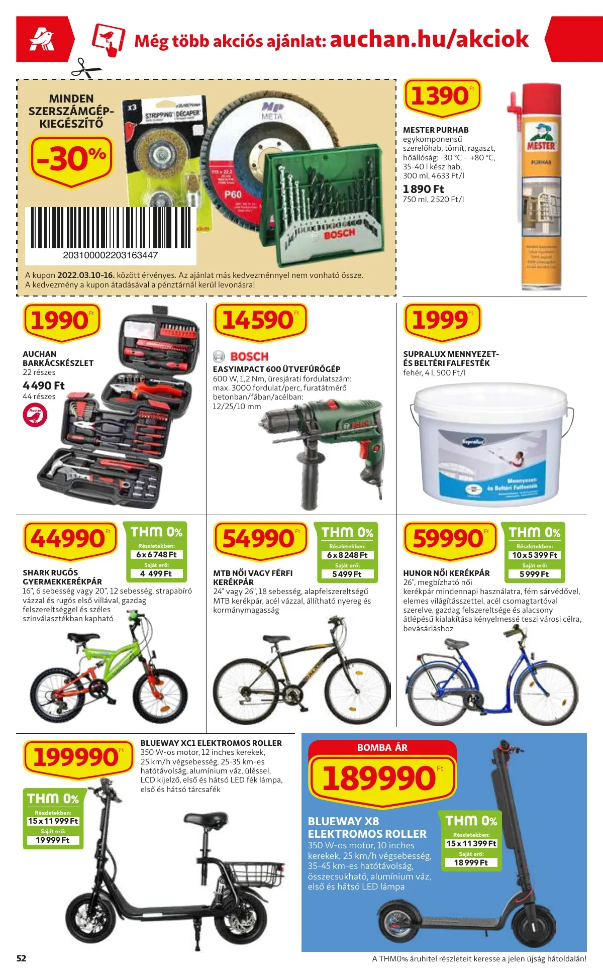 Auchan akciós újság 03.10–03.16 – 52. oldal
