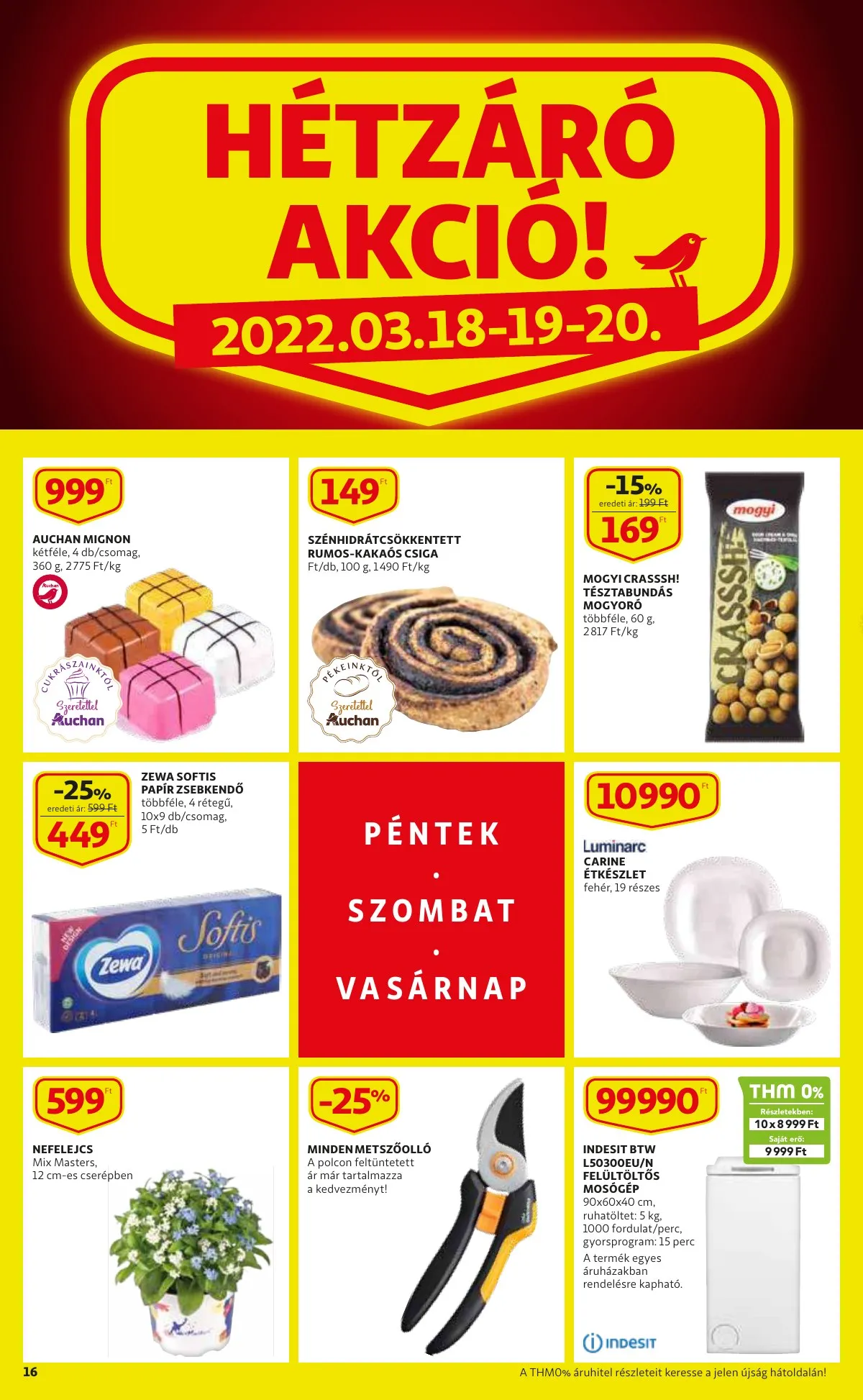 Auchan akciós újság 03.17–03.23 – 16. oldal