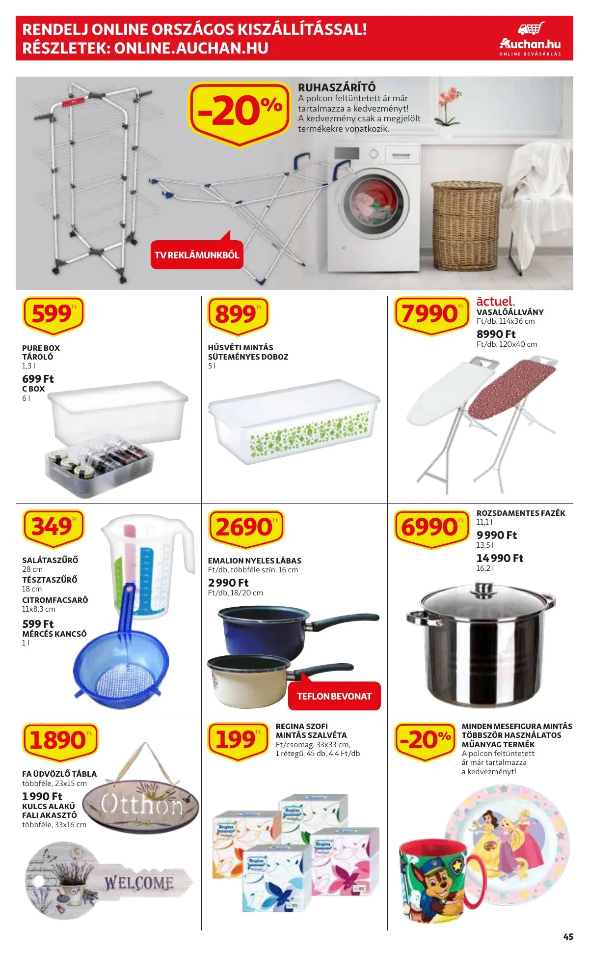 Auchan akciós újság 03.17–03.23 – 45. oldal