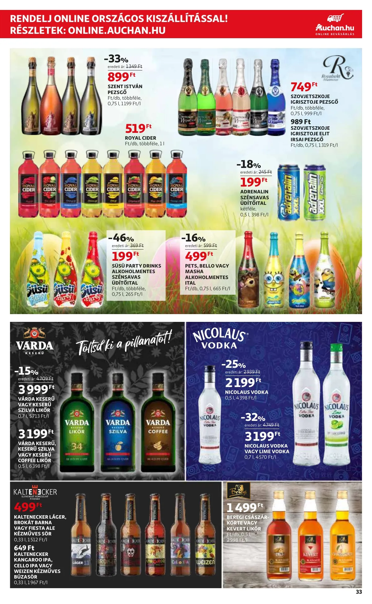 Auchan akciós újság 03.24–03.30 – 33. oldal