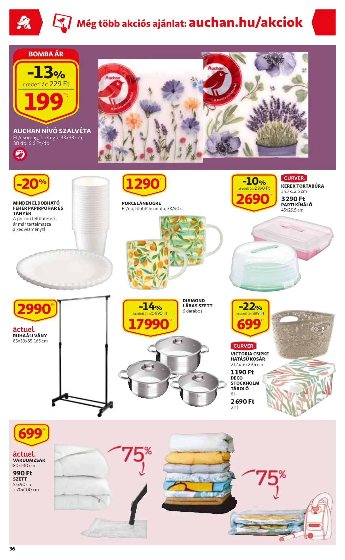 Auchan akciós újság 03.24–03.30 – 36. oldal