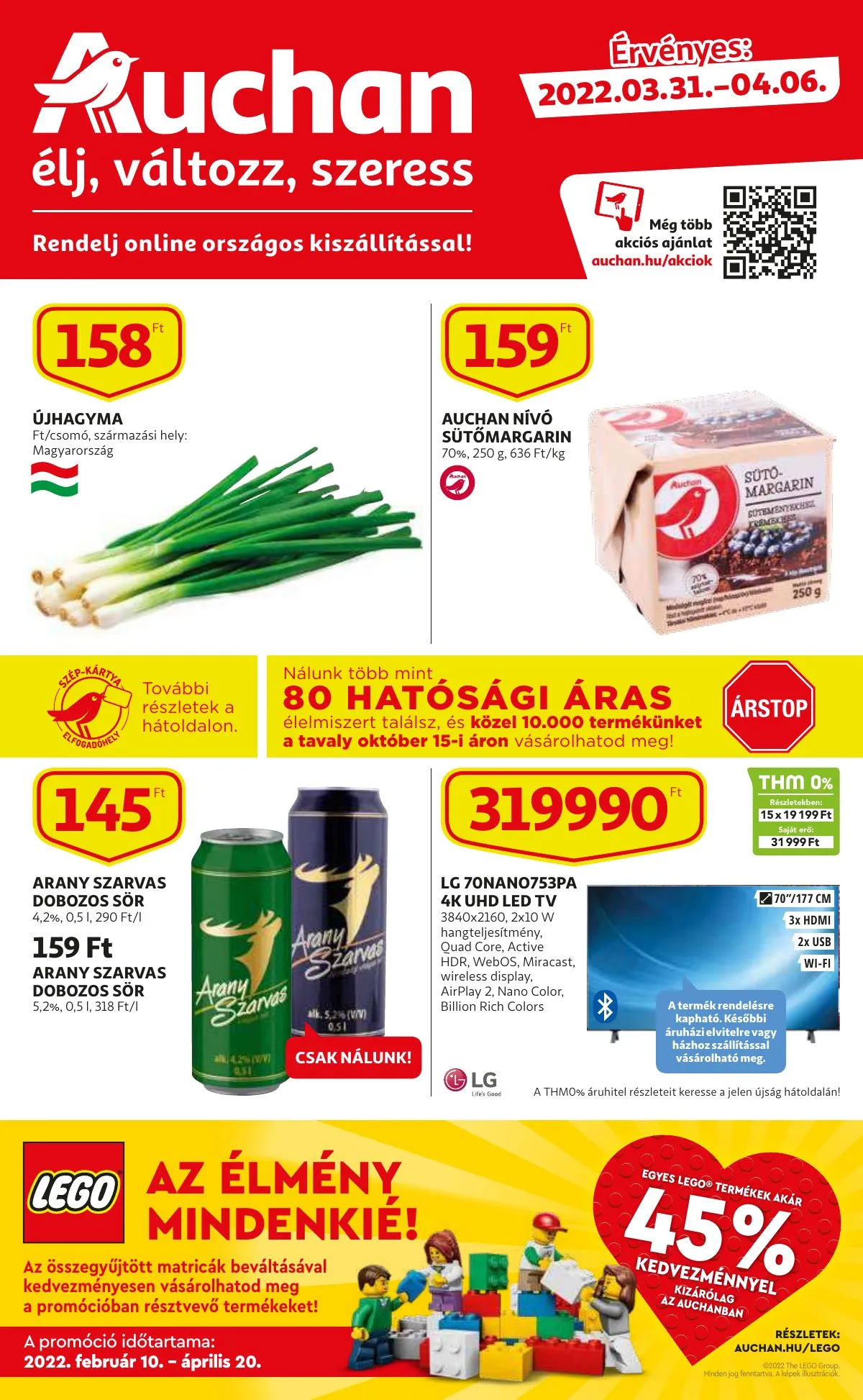 Auchan akciós újság 03.31–04.06
