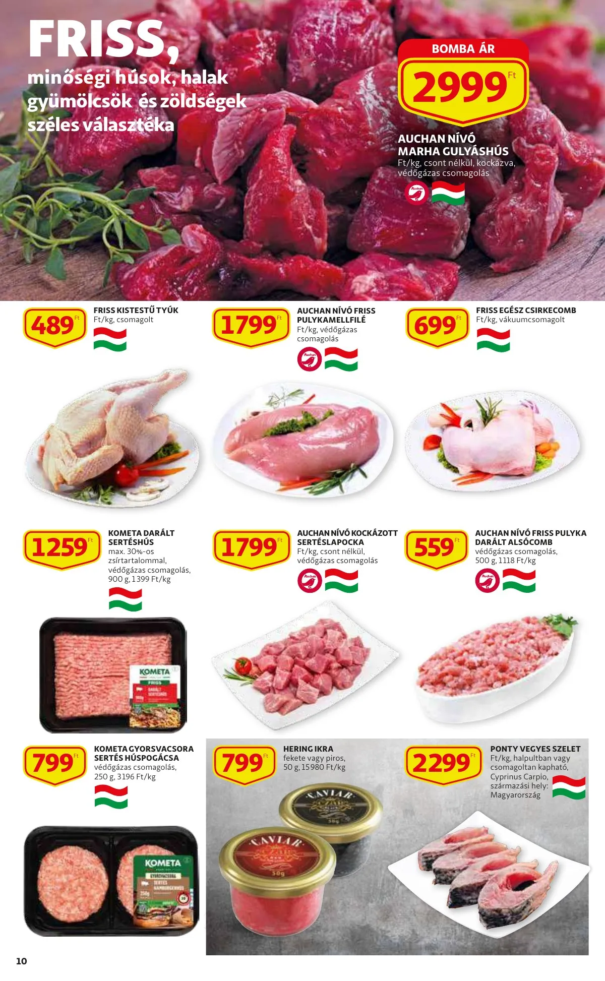 Auchan akciós újság 03.31–04.06 – 10. oldal