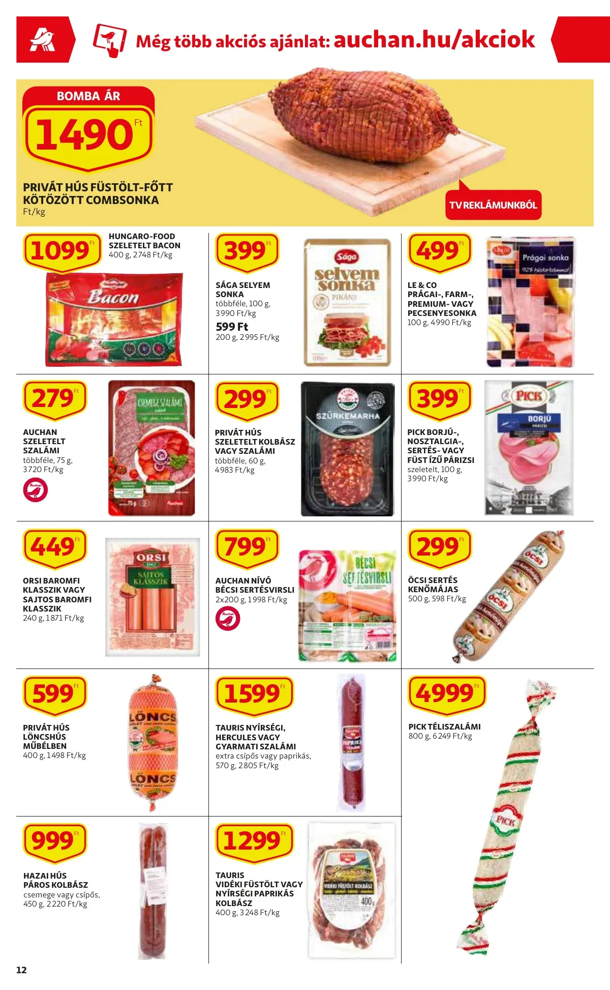 Auchan akciós újság 03.31–04.06 – 12. oldal