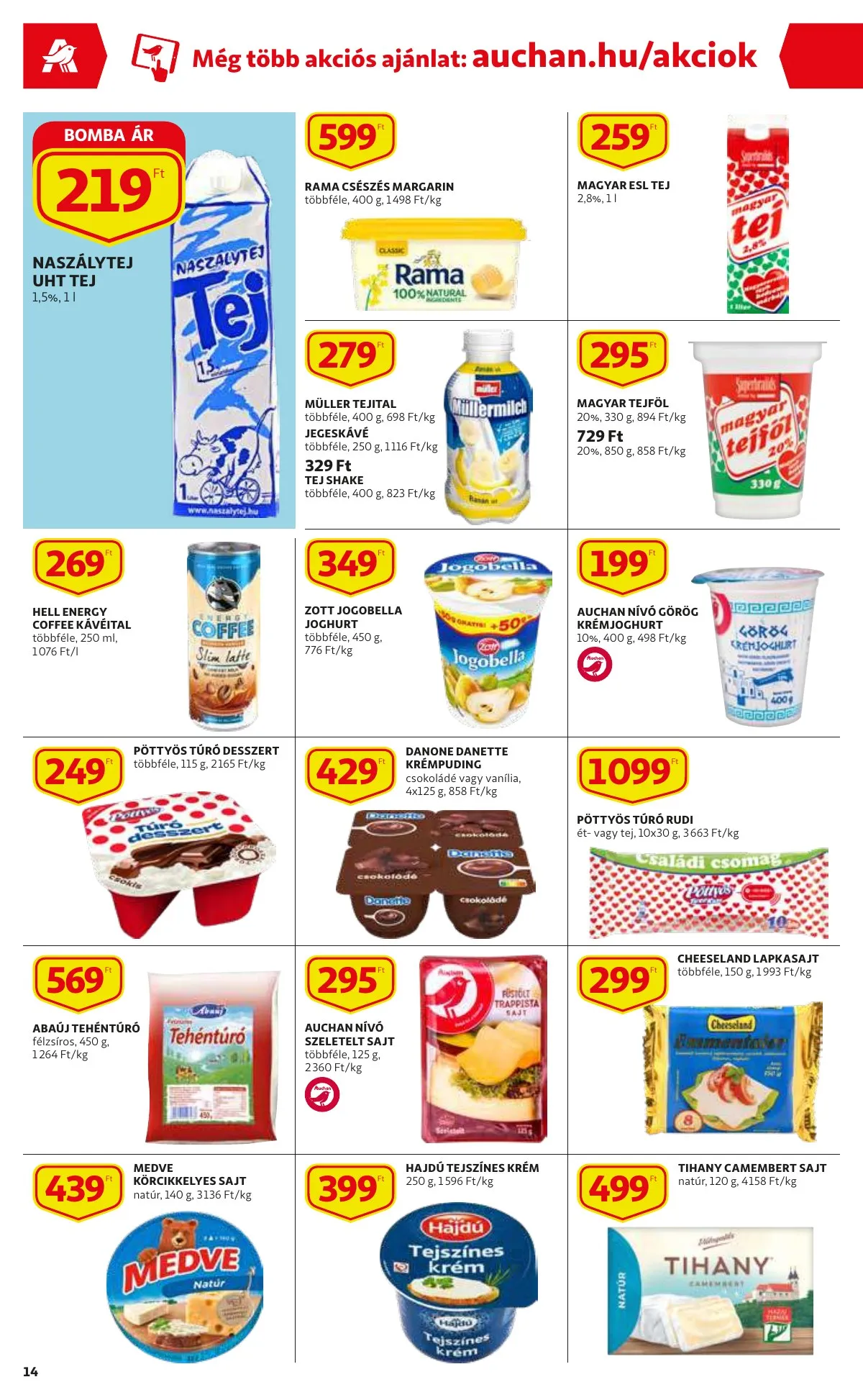 Auchan akciós újság 03.31–04.06 – 14. oldal