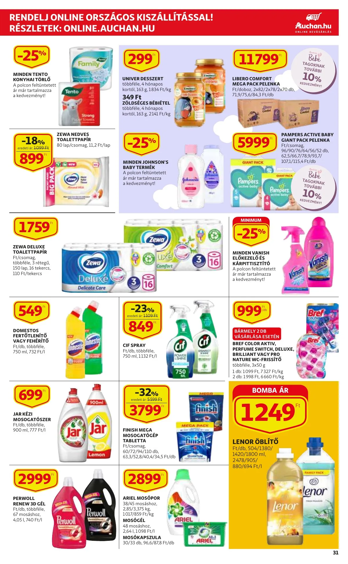 Auchan akciós újság 03.31–04.06 – 31. oldal