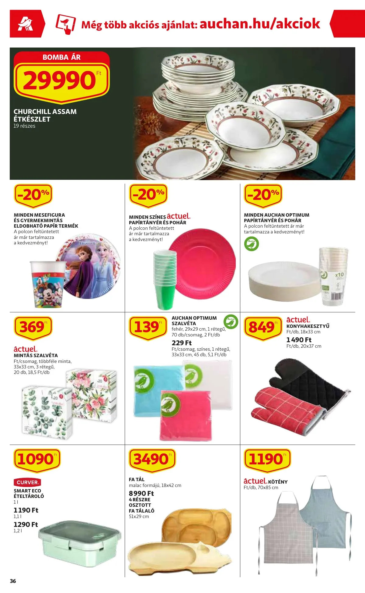 Auchan akciós újság 03.31–04.06 – 36. oldal