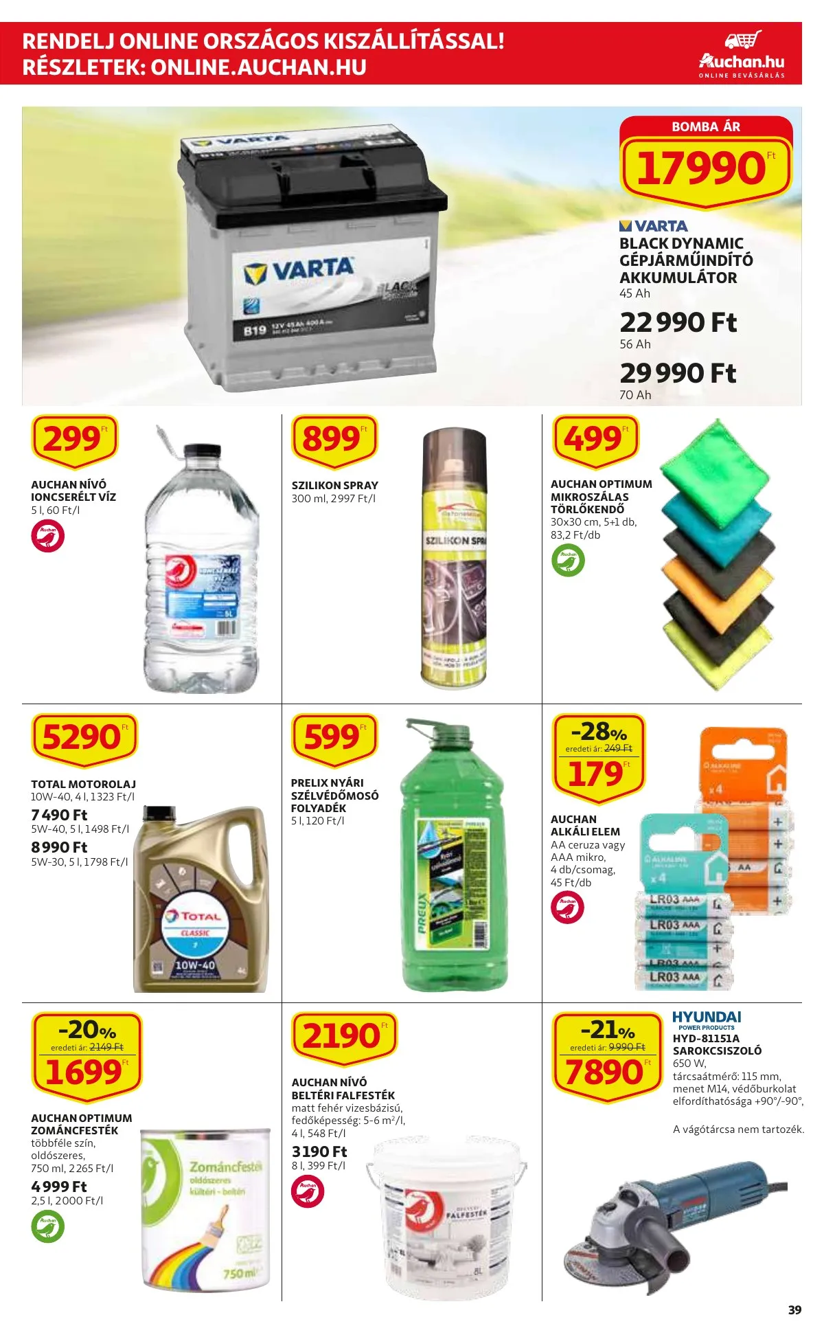 Auchan akciós újság 03.31–04.06 – 39. oldal