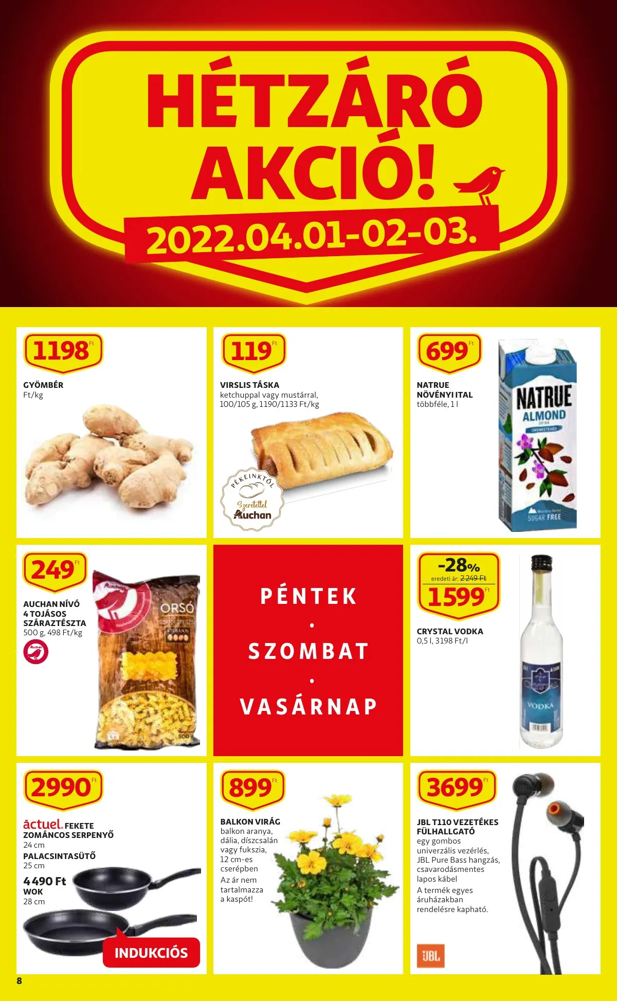 Auchan akciós újság 03.31–04.06 – 8. oldal