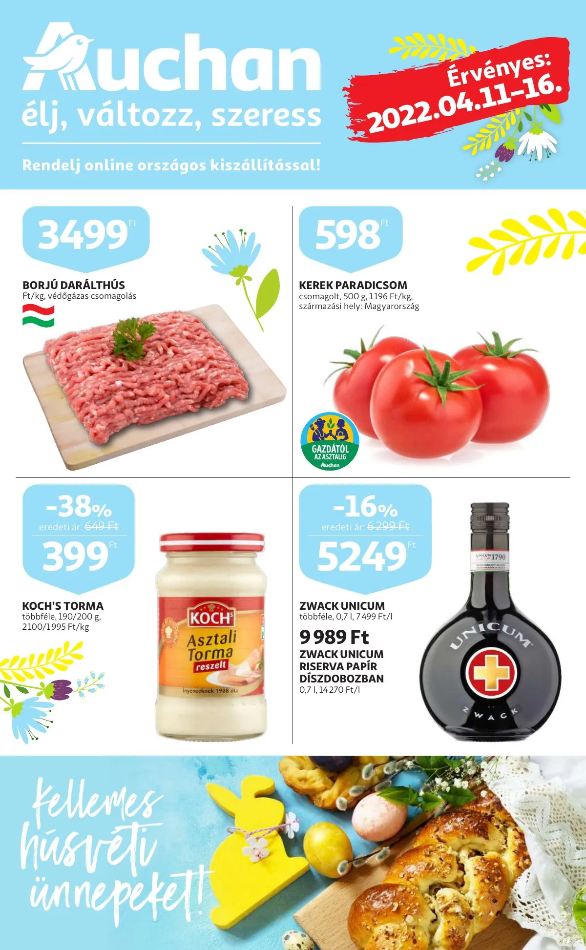 Auchan akciós újság 04.11–04.16