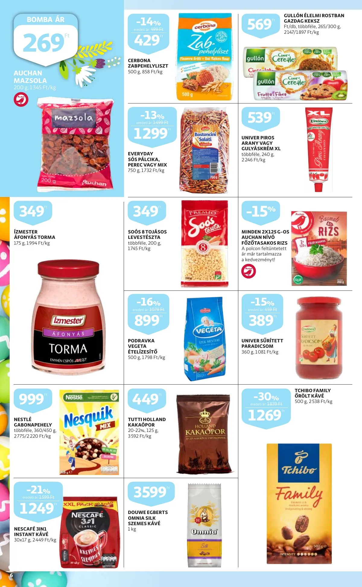 Auchan akciós újság 04.11–04.16 – 6. oldal