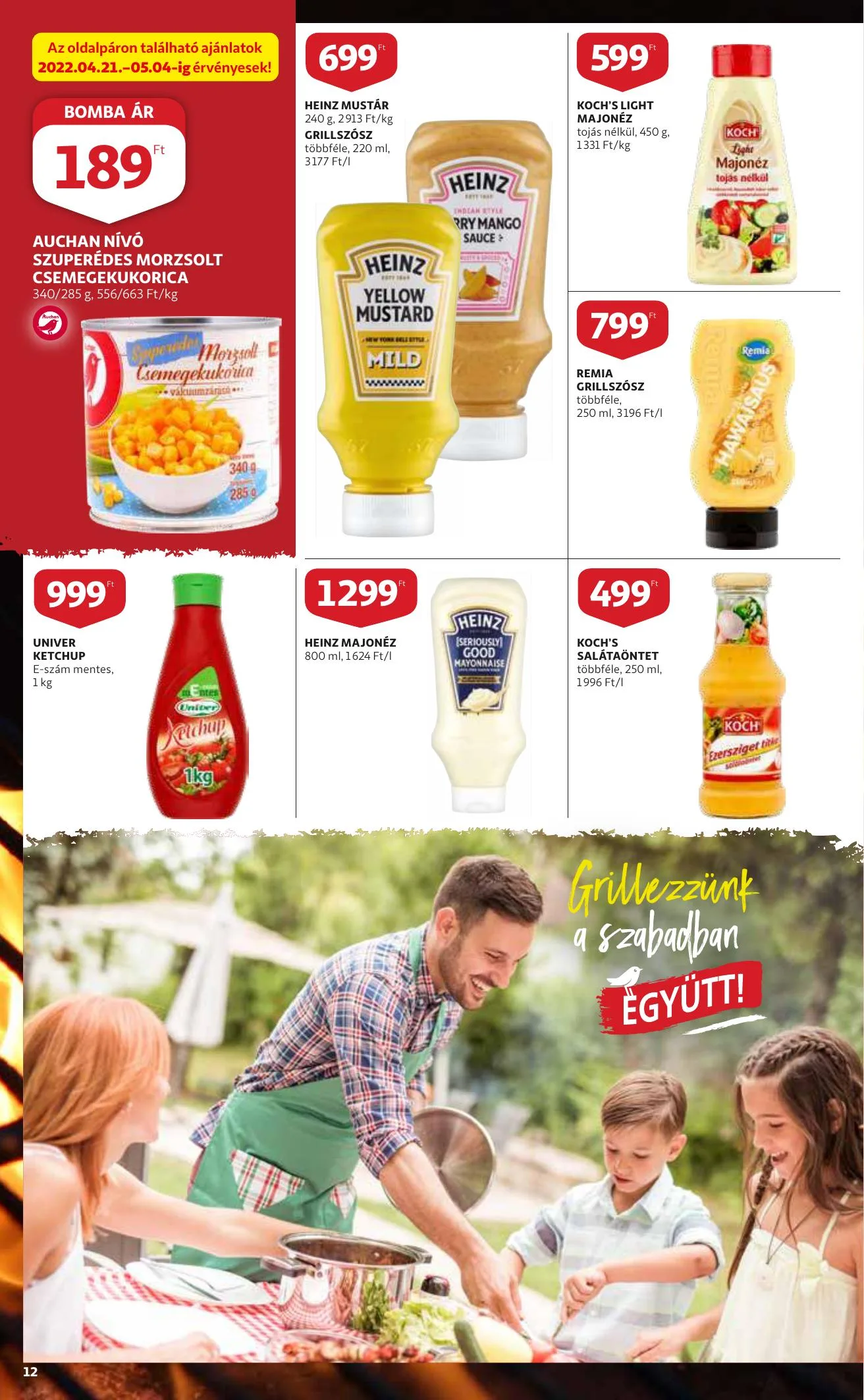 Auchan akciós újság 04.21–04.27 – 12. oldal