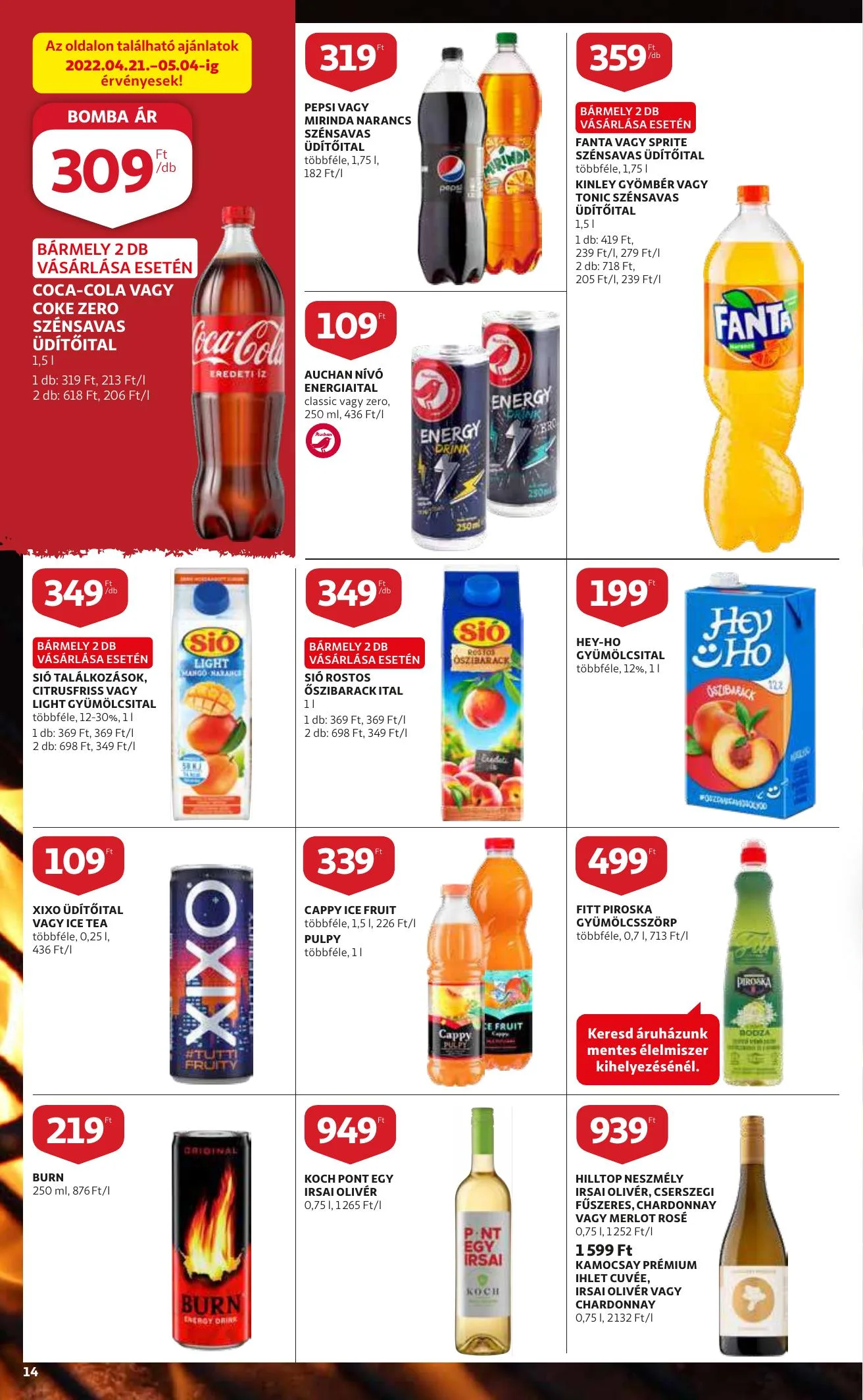 Auchan akciós újság 04.21–04.27 – 14. oldal