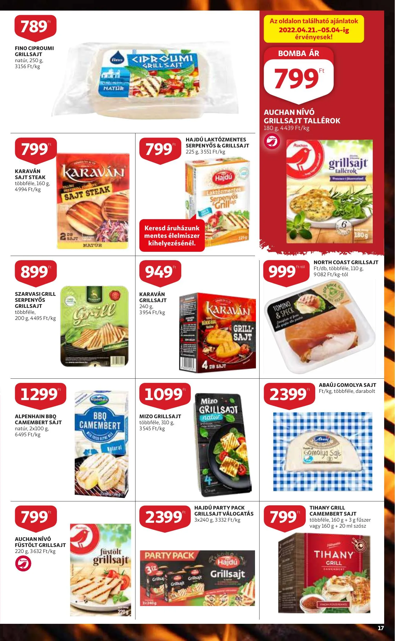 Auchan akciós újság 04.21–04.27 – 17. oldal