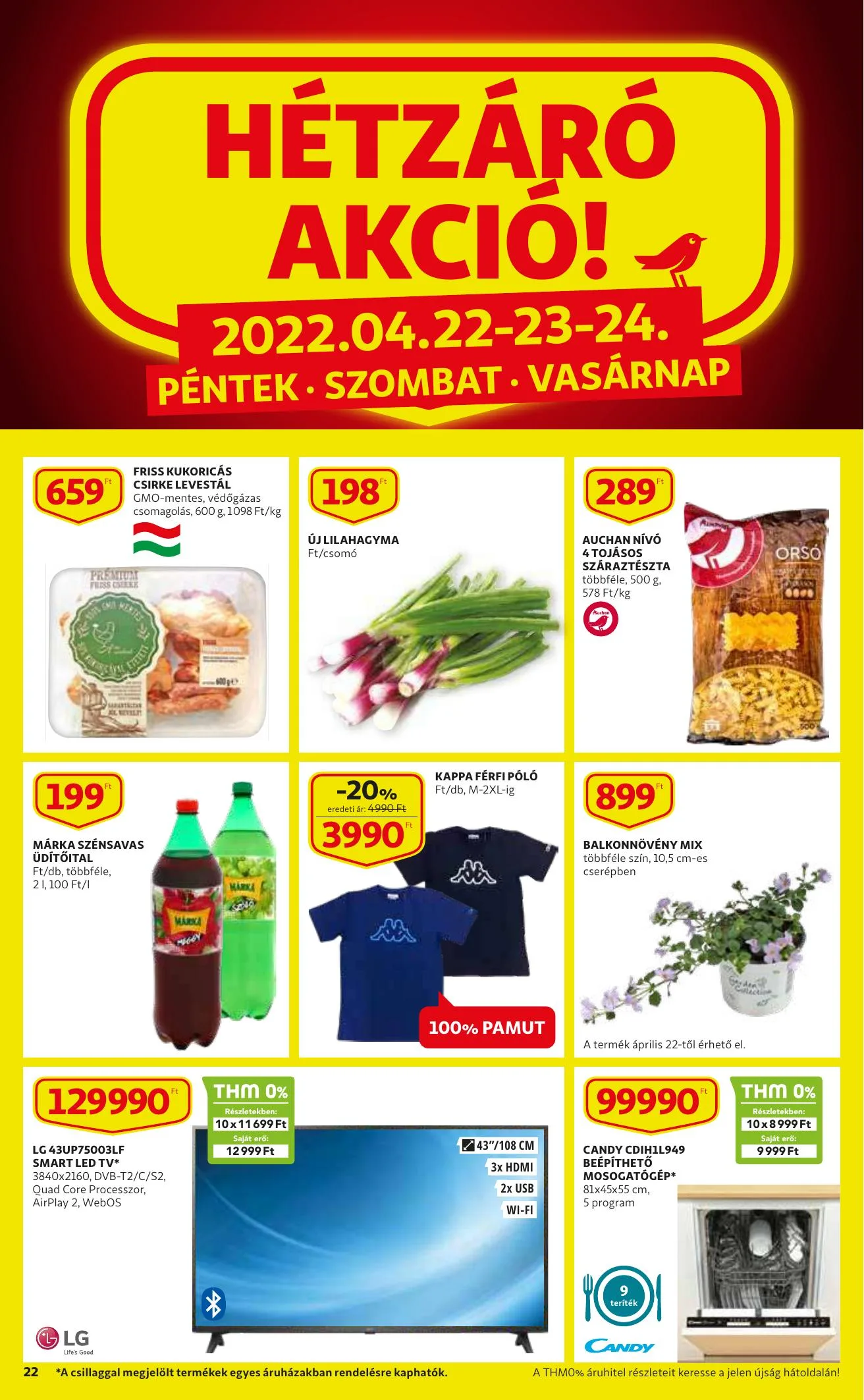 Auchan akciós újság 04.21–04.27 – 22. oldal