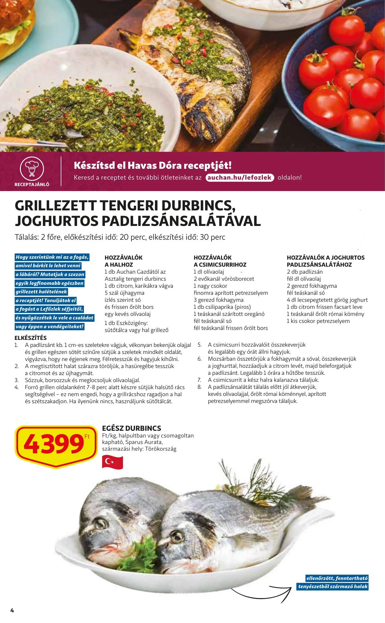 Auchan akciós újság 04.21–04.27 – 4. oldal
