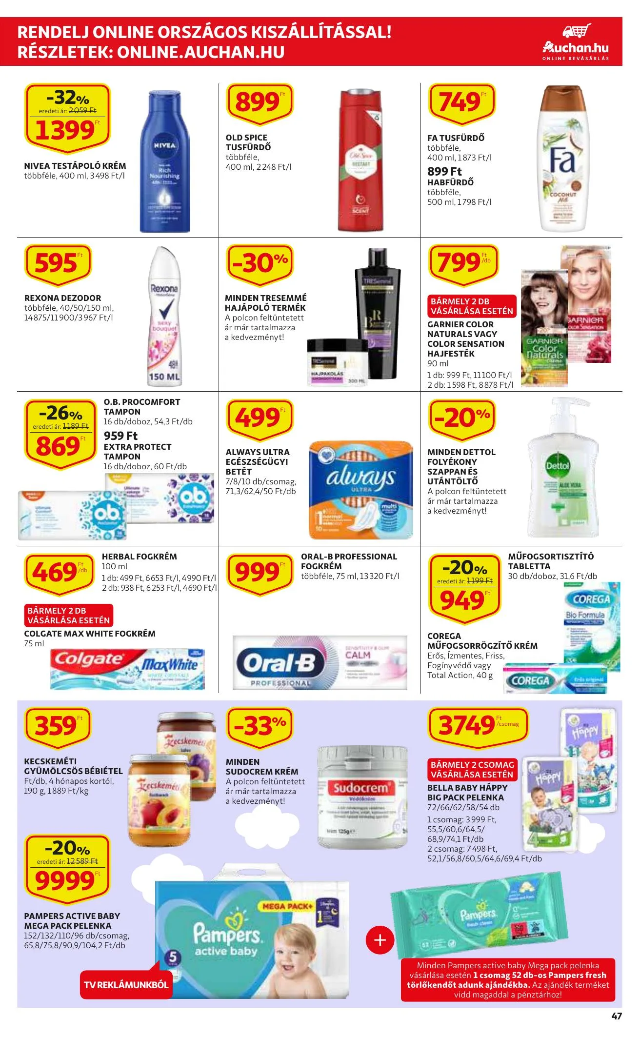 Auchan akciós újság 04.21–04.27 – 47. oldal