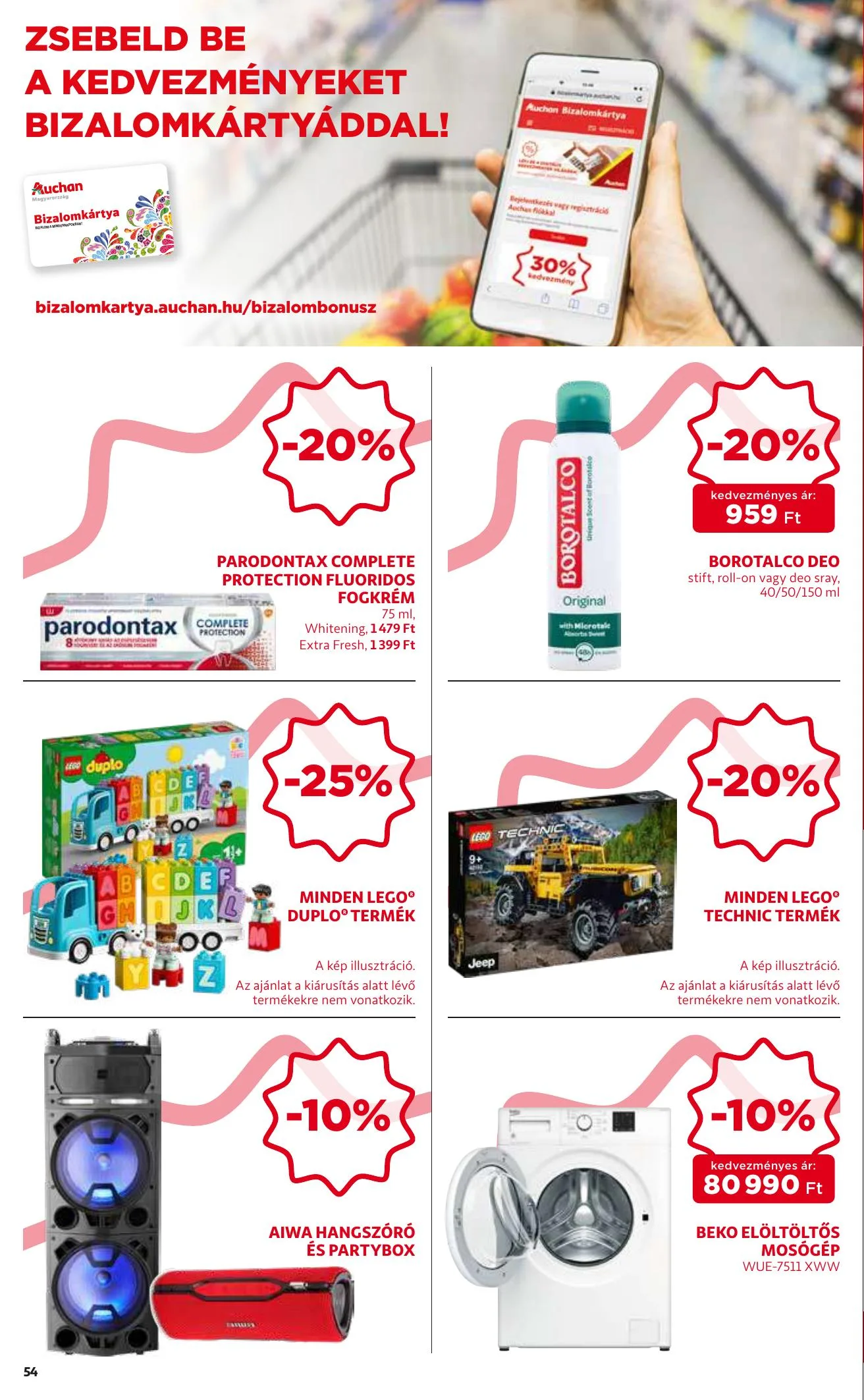 Auchan akciós újság 04.21–04.27 – 54. oldal