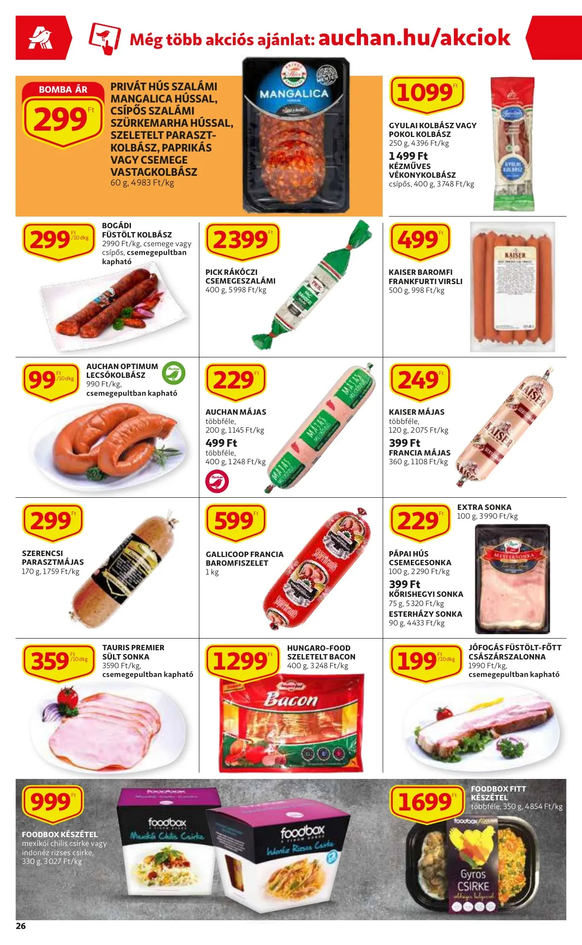 Auchan akciós újság 04.28–05.04 – 26. oldal