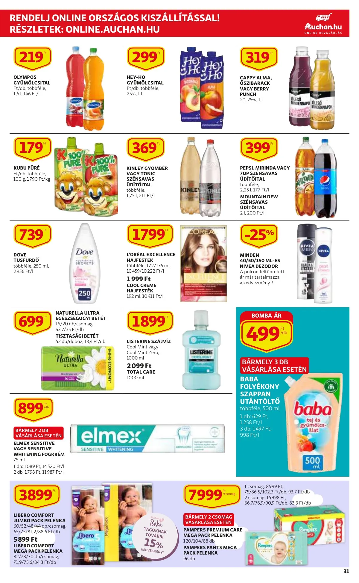 Auchan akciós újság 04.28–05.04 – 31. oldal
