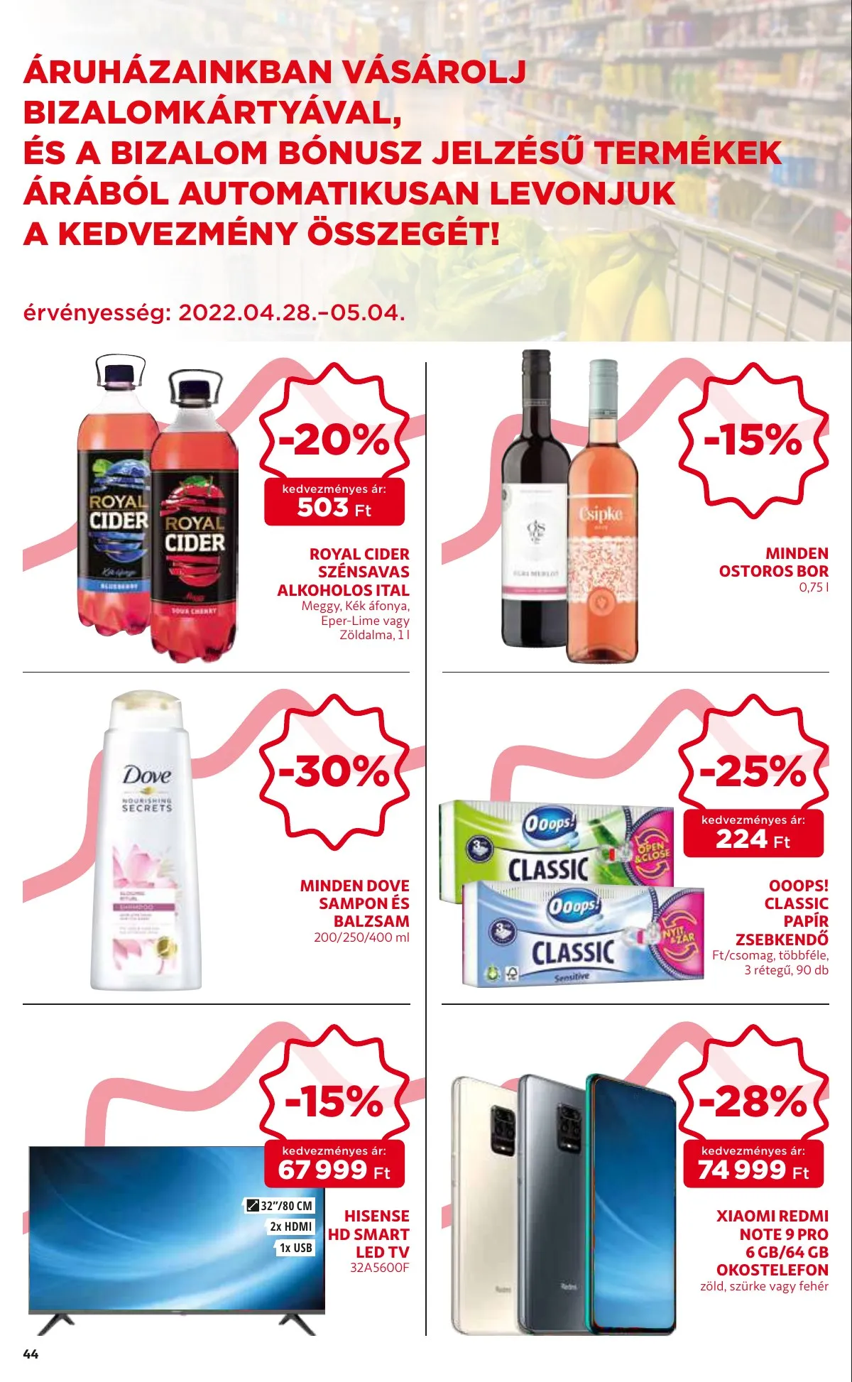 Auchan akciós újság 04.28–05.04 – 44. oldal