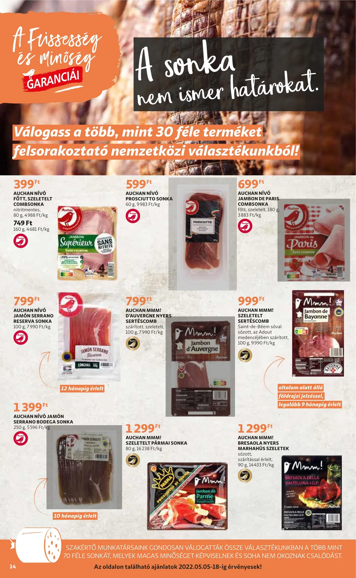 Auchan akciós újság 05.05–05.11 – 14. oldal