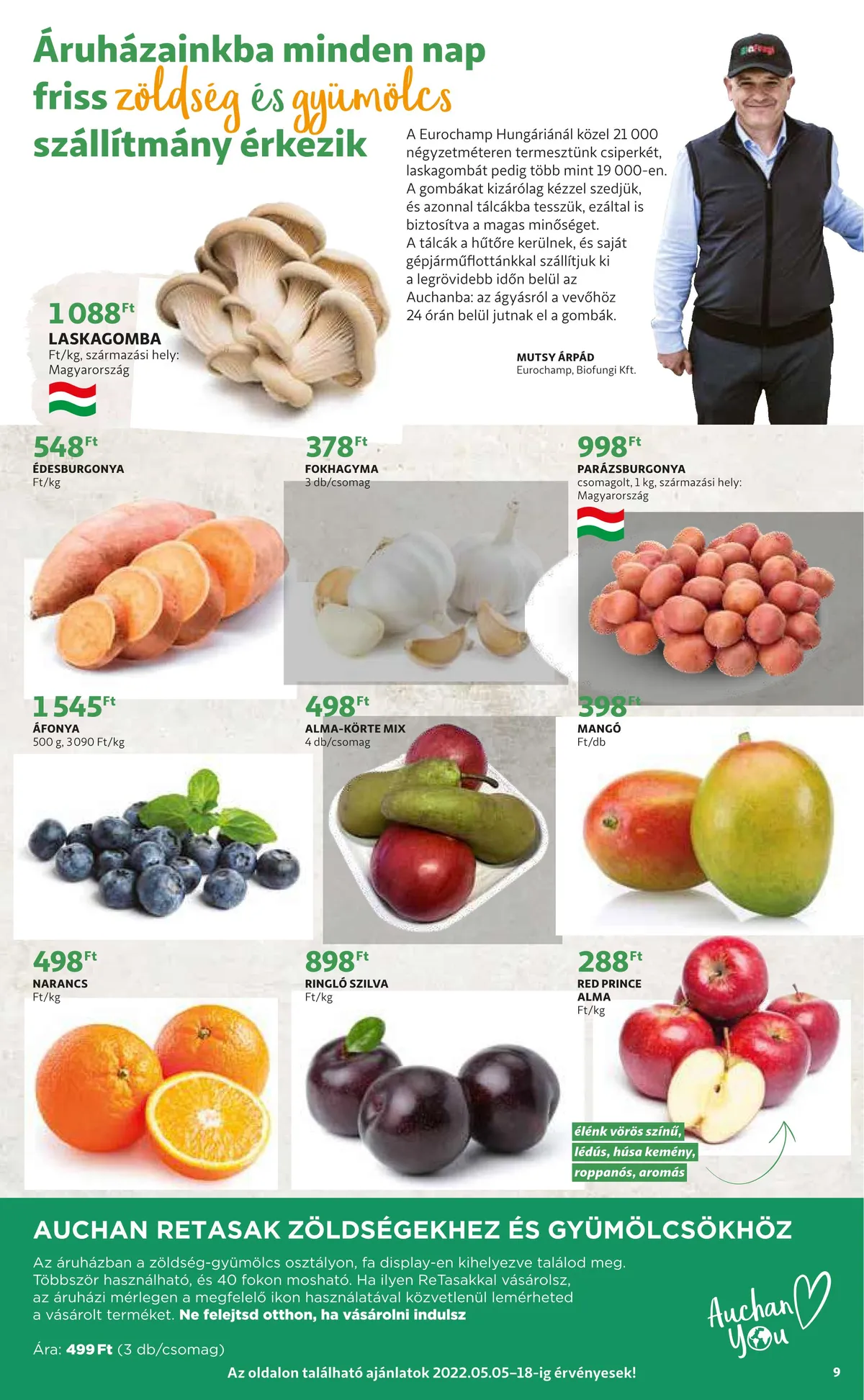 Auchan akciós újság 05.05–05.11 – 9. oldal