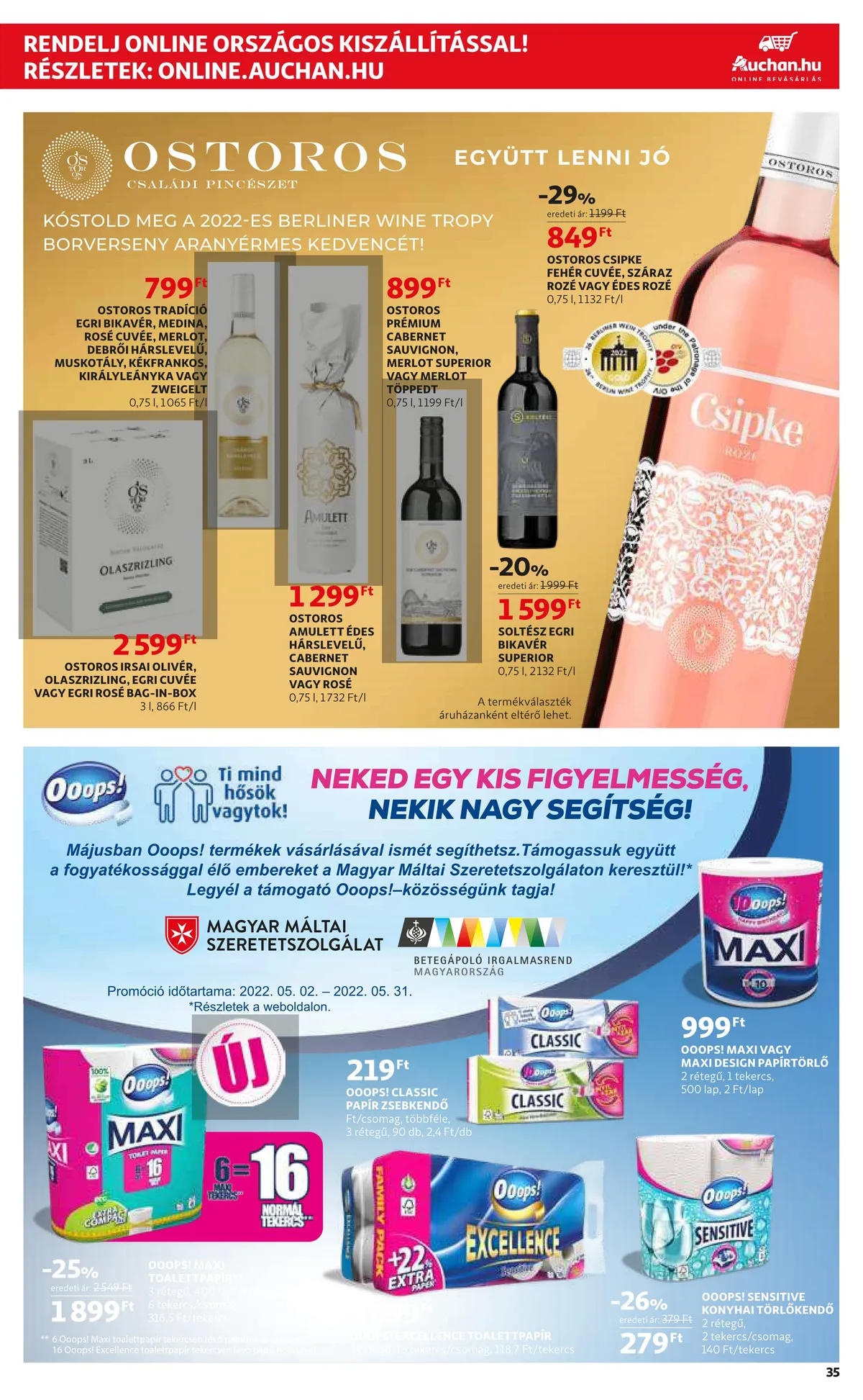 Auchan akciós újság 05.12–05.18 – 35. oldal